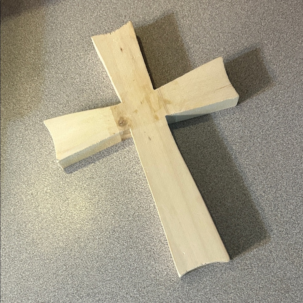 Hand Crafted Wooden Cross Decor